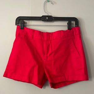 Red gap shorts